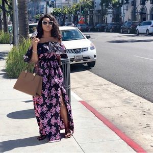 Brown leather bag